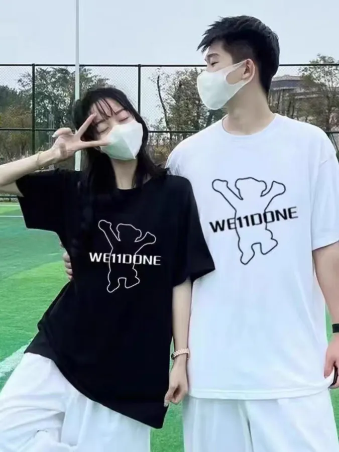 WELLDONE Original Logo Print T Shirt Unisex, Premium Cotton
