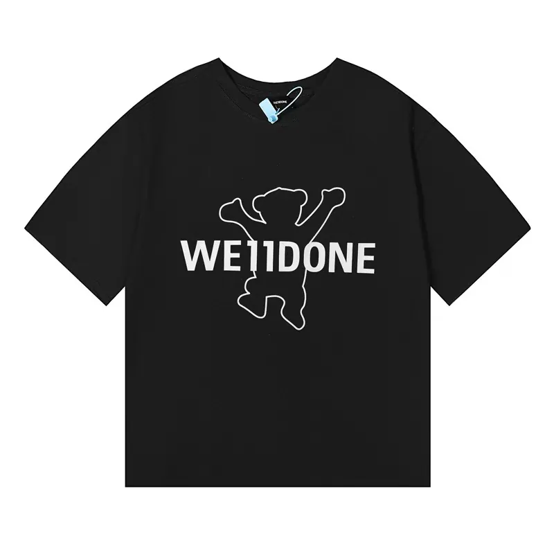WELLDONE Original Logo Print T Shirt Unisex, Premium Cotton