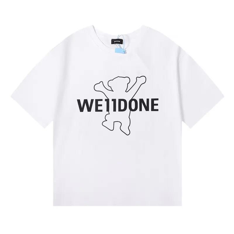 WELLDONE Original Logo Print T Shirt Unisex, Premium Cotton