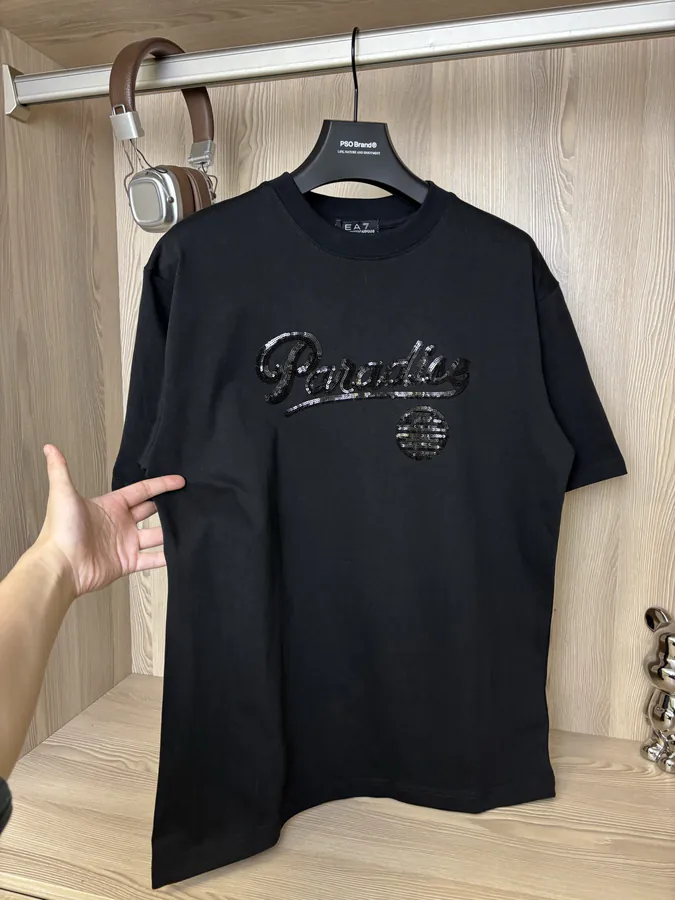 Emporio Armani Original Letter Print Short Sleeve