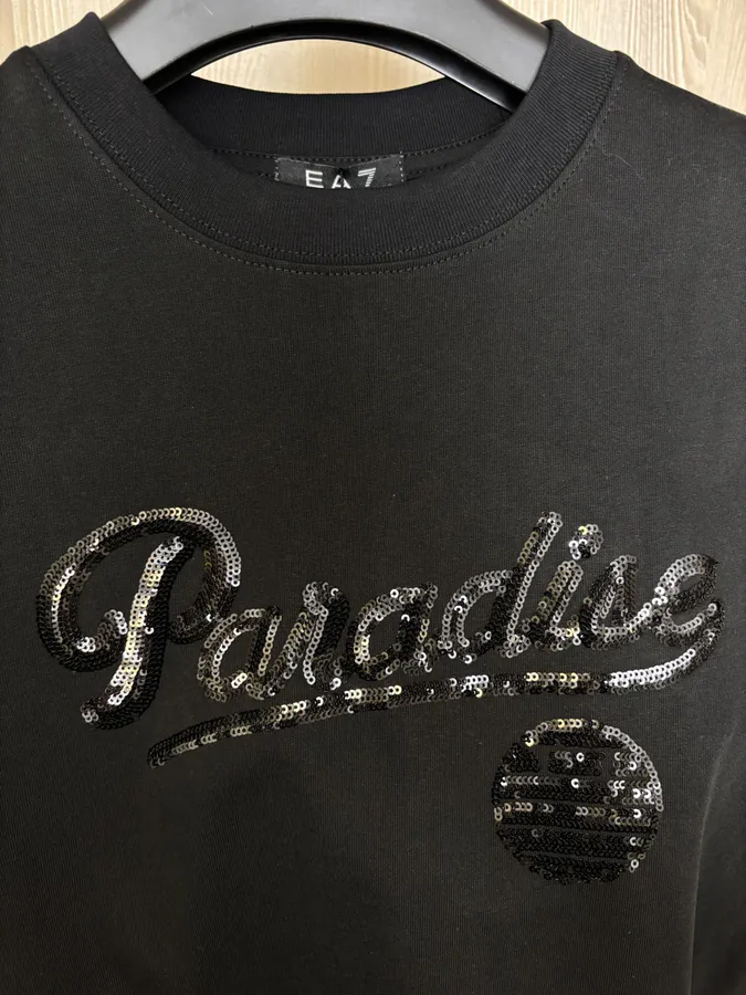 Emporio Armani Original Letter Print Short Sleeve