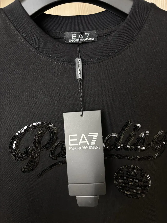 Emporio Armani Original Letter Print Short Sleeve
