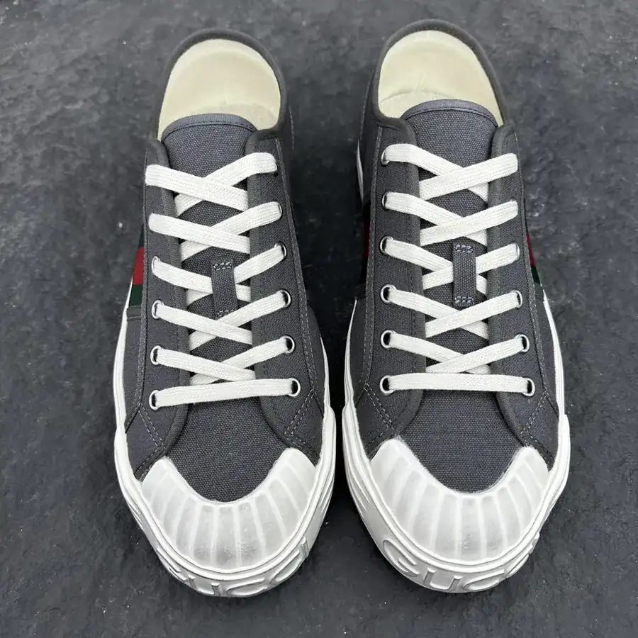 Lido Series Sneaker Black Cotton Fabric, Low Heel, 2.5cm Height