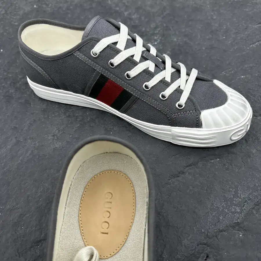 Lido Series Sneaker Black Cotton Fabric, Low Heel, 2.5cm Height