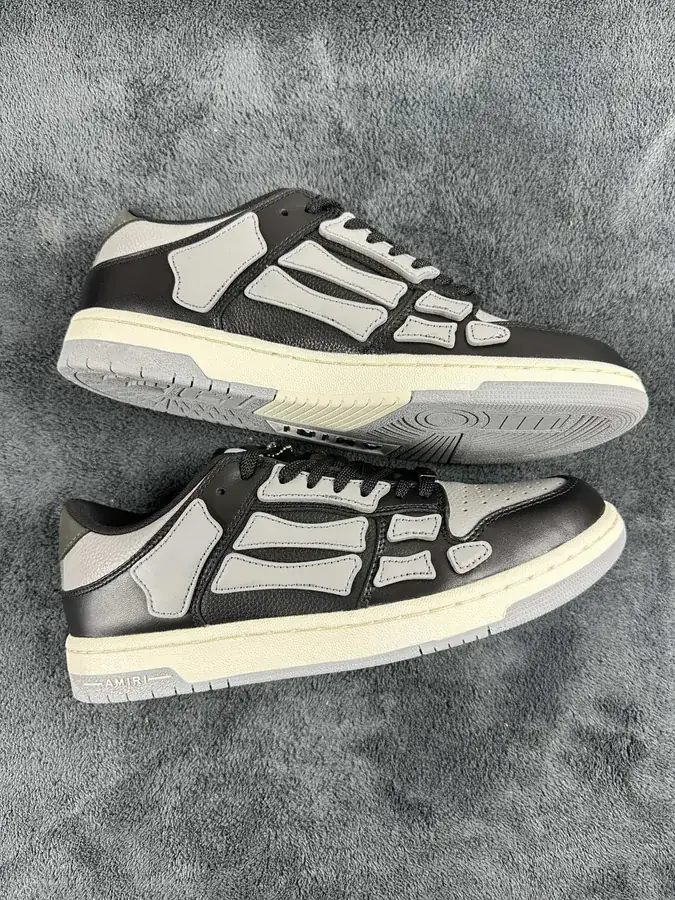 Amiri Bones Sneaker Black and Gray