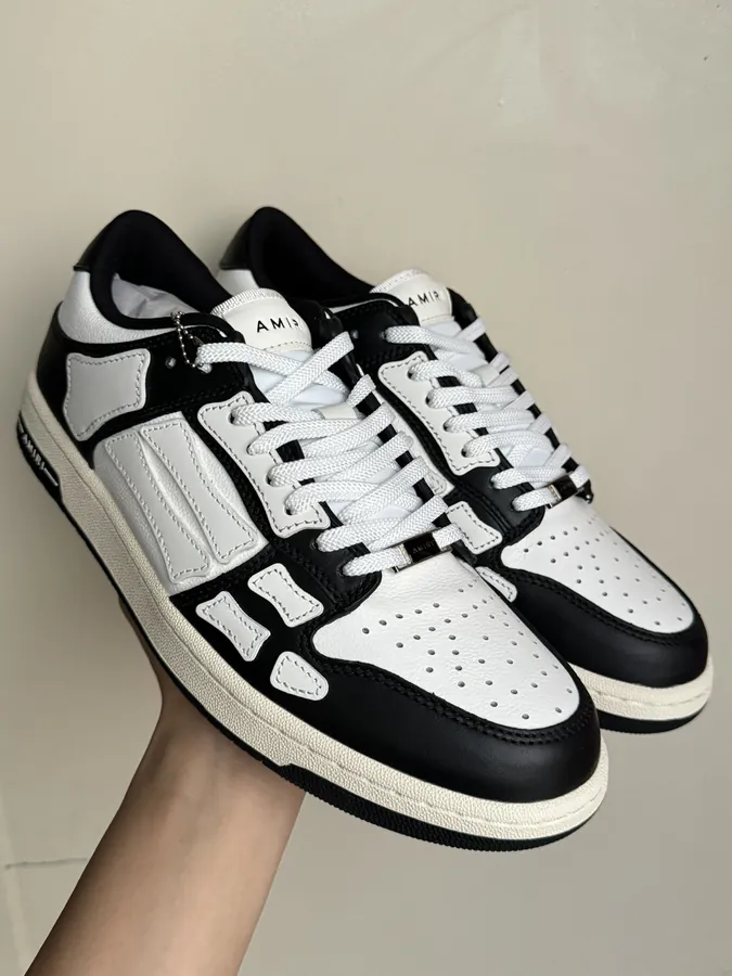 Amiri Bones Shoe in Black and White