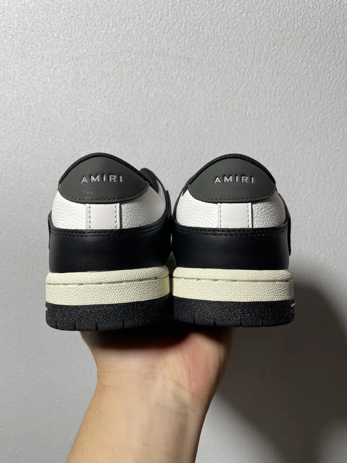 AMIRI Skel Toe Hi Bone Design Sneaker in Black