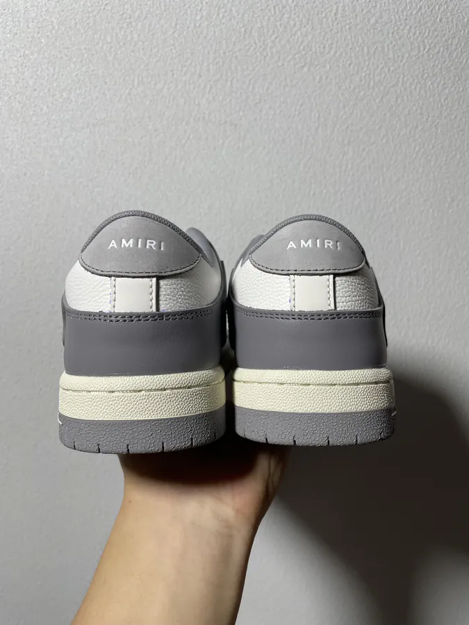 AMIRI Skel Toe Hi Bones Design Sneaker in Gray