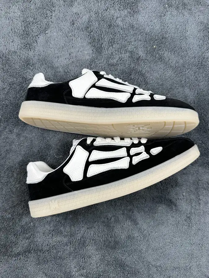 AMIRI Pacific Bones Men's Leather Low Top Sneakers
