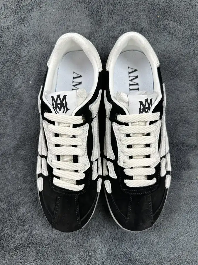 AMIRI Pacific Bones Men's Leather Low Top Sneakers