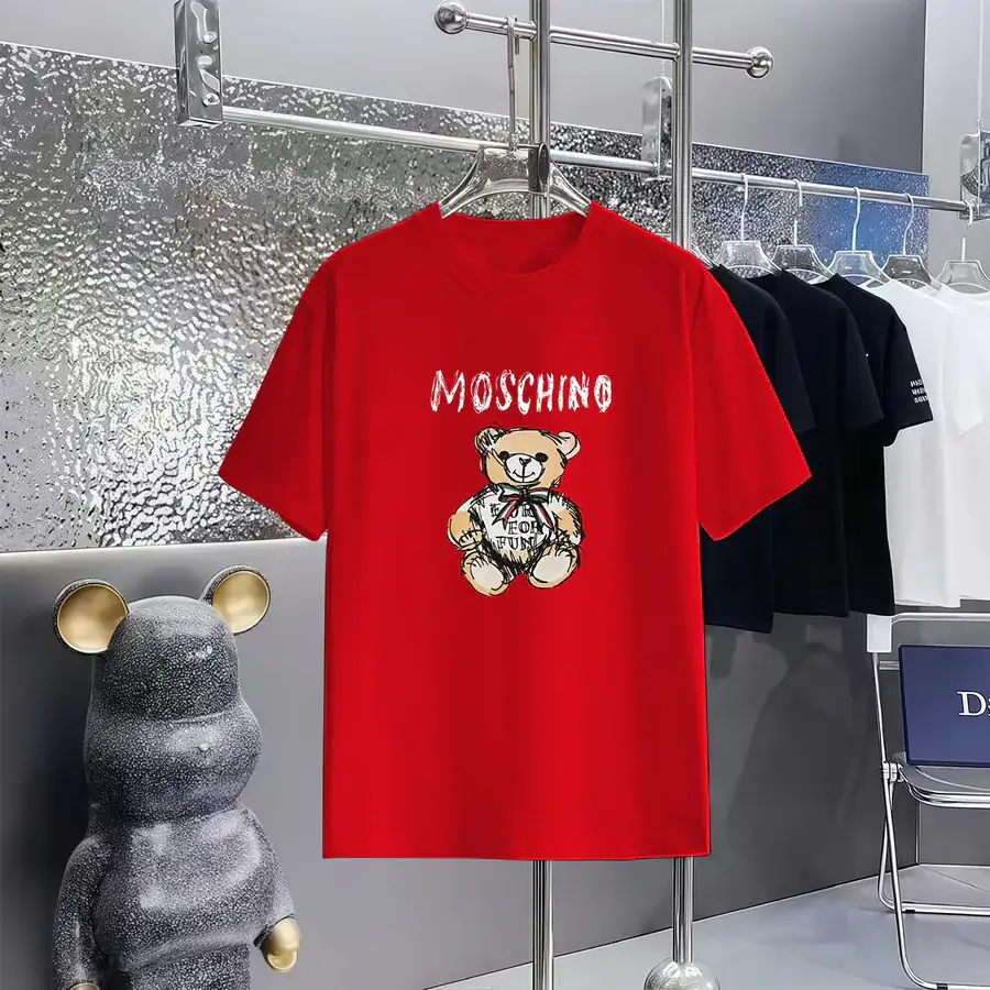 MOSCHINO Printed Round Neck T Shirt