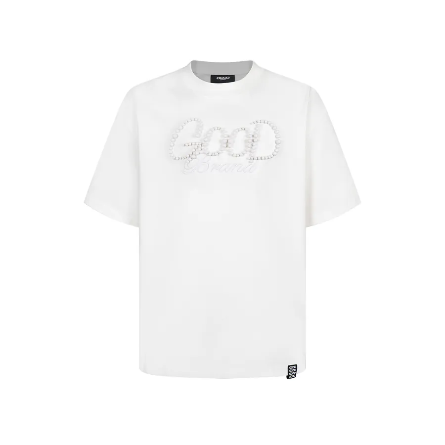 GOODBRAND Pure Pearl Logo Premium Short Sleeve T Shirt Men's & Women's