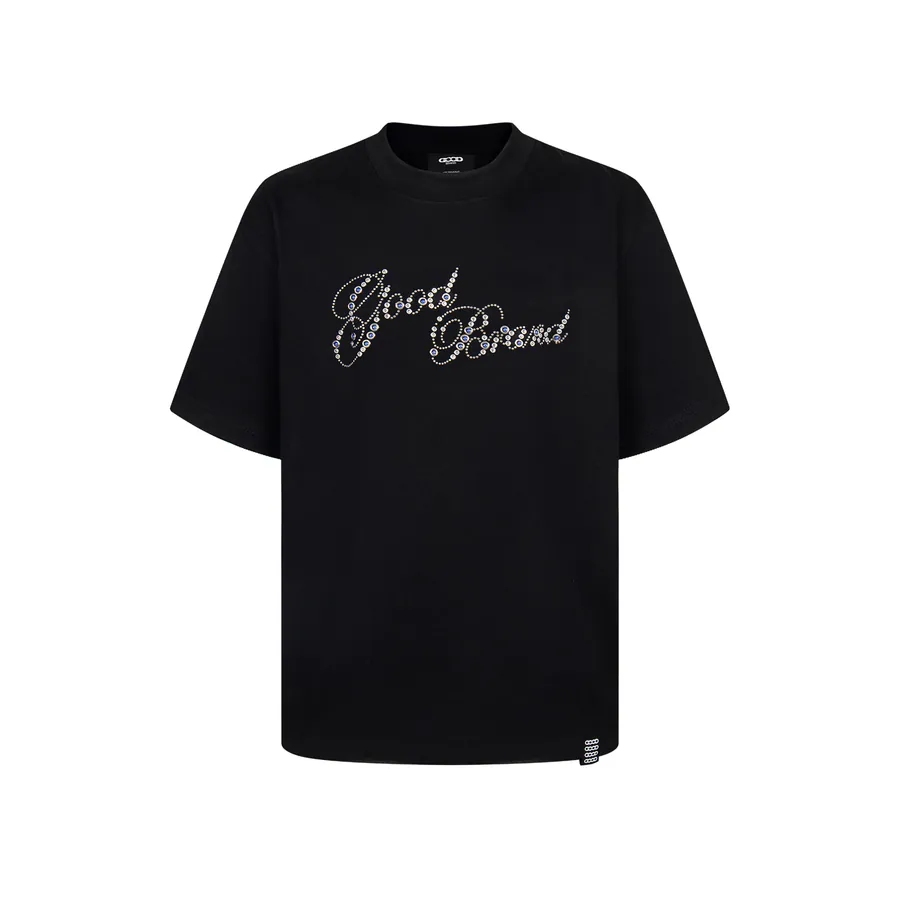 GOODBRAND Floral Embroidery Short Sleeve T Shirt Unisex