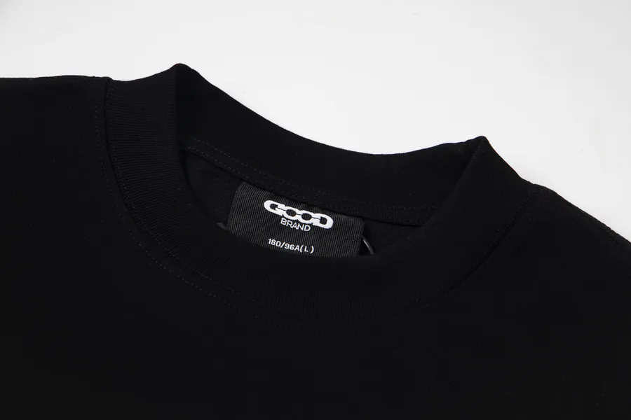 GOODBRAND Floral Embroidery Short Sleeve T Shirt Unisex