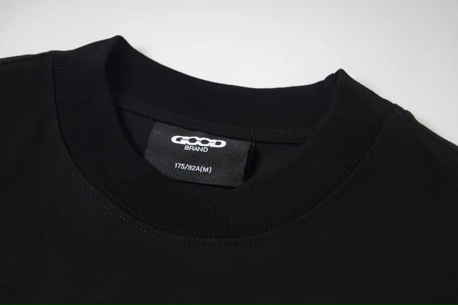 GOODBRAND Premium Round Neck T Shirt with Pearl Logo Unisex