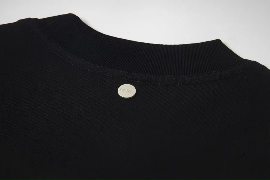 GOODBRAND Premium Round Neck T Shirt with Pearl Logo Unisex
