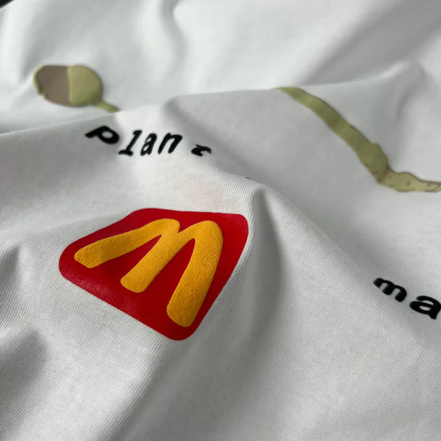 CPFM X McDonald's Collaboration Coffee Spoon Print Short Sleeve