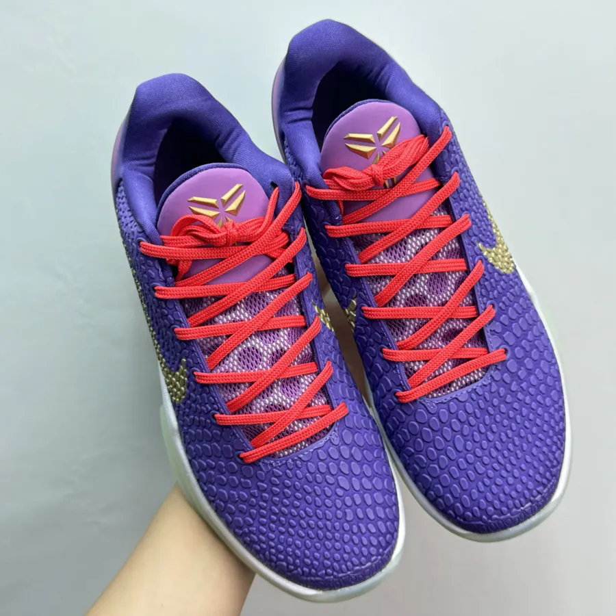 Kobe 6 White Purple