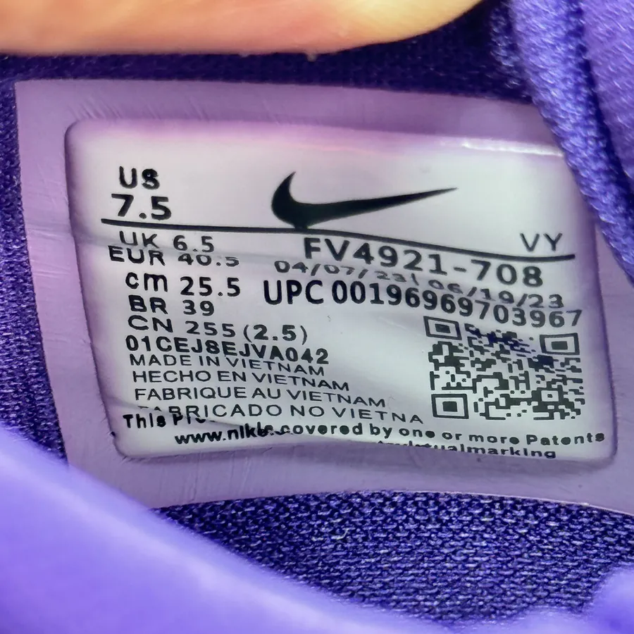 Kobe 6 White Purple