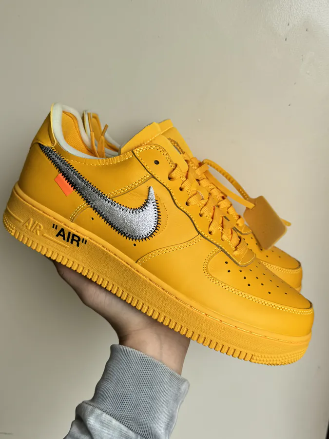 OW x Air Force Yellow Sneaker