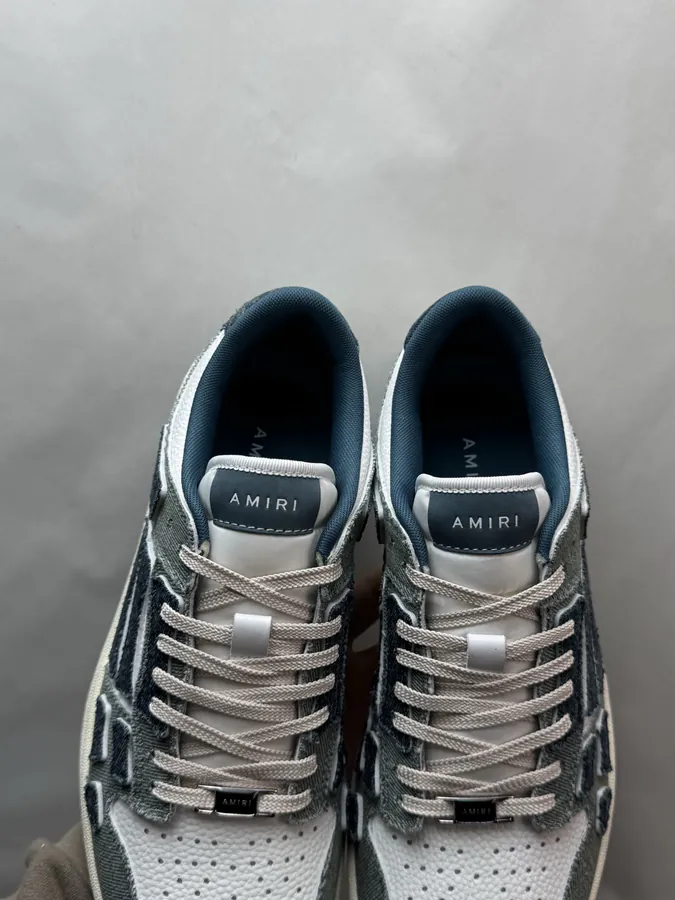 AMIRI Skel Top Low in Gem Blue