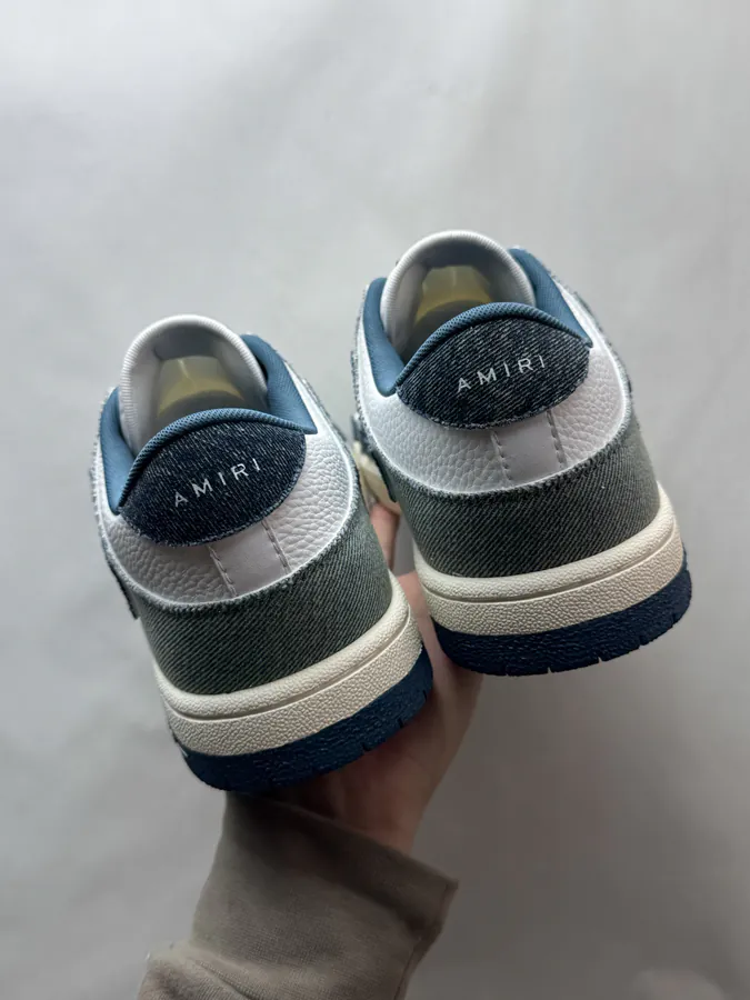 AMIRI Skel Top Low in Gem Blue