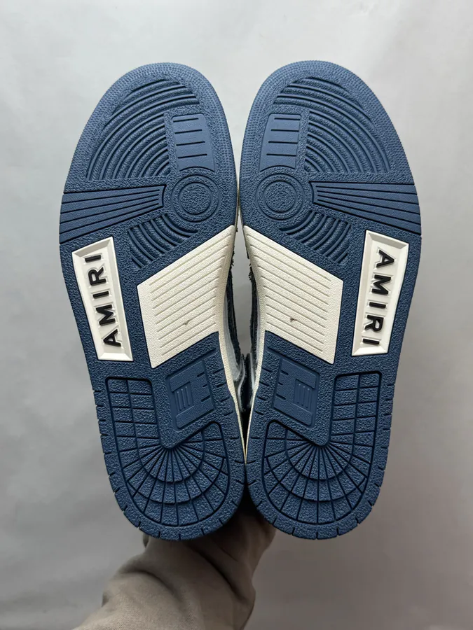AMIRI Skel Top Low in Gem Blue