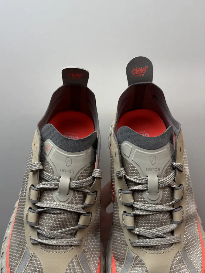 Ray Zahab x NORDA 001 Brown Red Outdoor Shoe