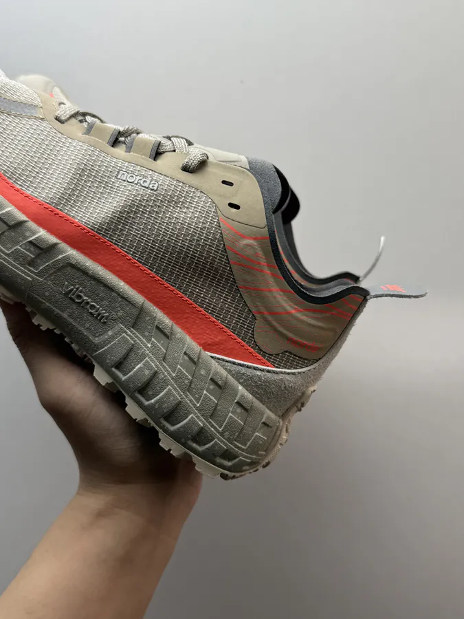 Ray Zahab x NORDA 001 Brown Red Outdoor Shoe