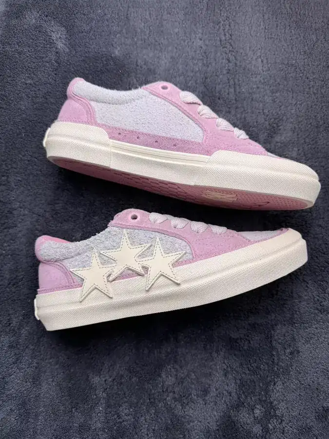 AMIRI Sunset Round Toe Embellished Star Sneakers