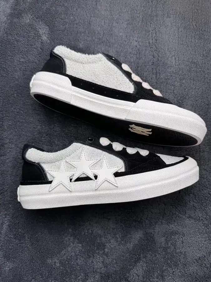 AMIRI Sunset Round Toe Embellished Star Sneaker
