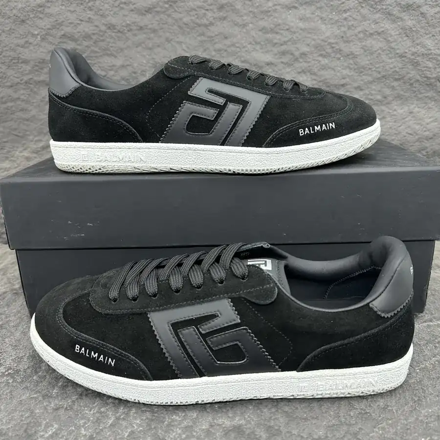Balmain Swan Multi Material Sneakers for Men