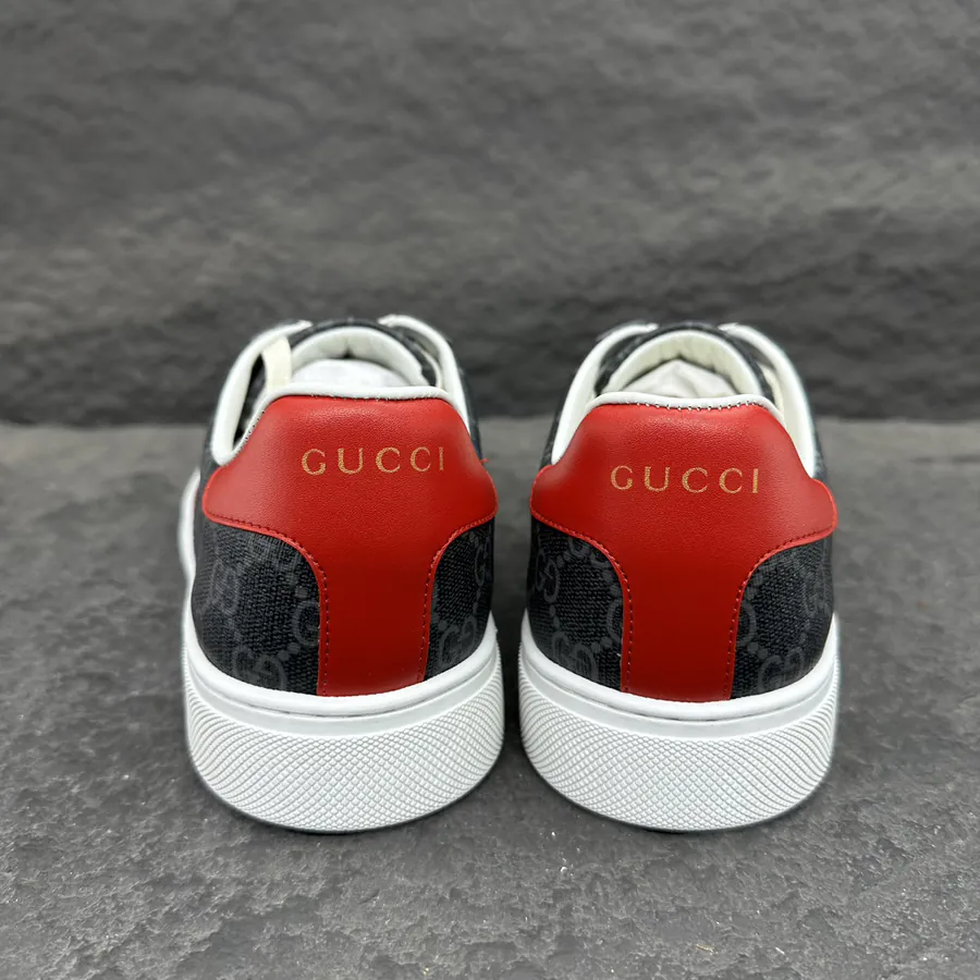 Ace Series Canvas Sneakers with Red Blue Straps