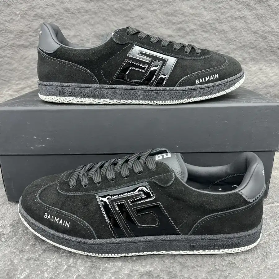 Balmain Swan Multi Material Sneakers for Men