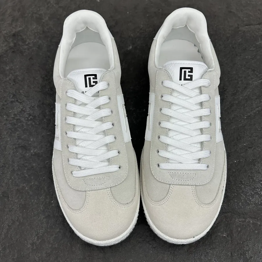 Balmain Swan Leather Sneakers for Men