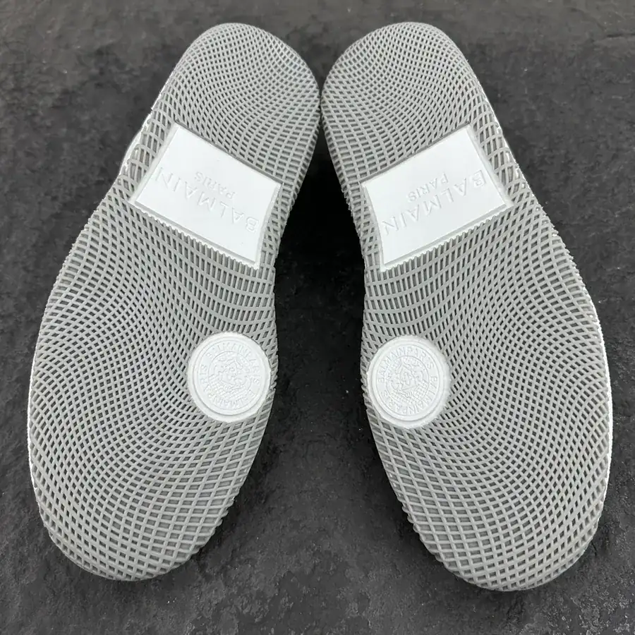 Balmain Swan Leather Sneakers for Men