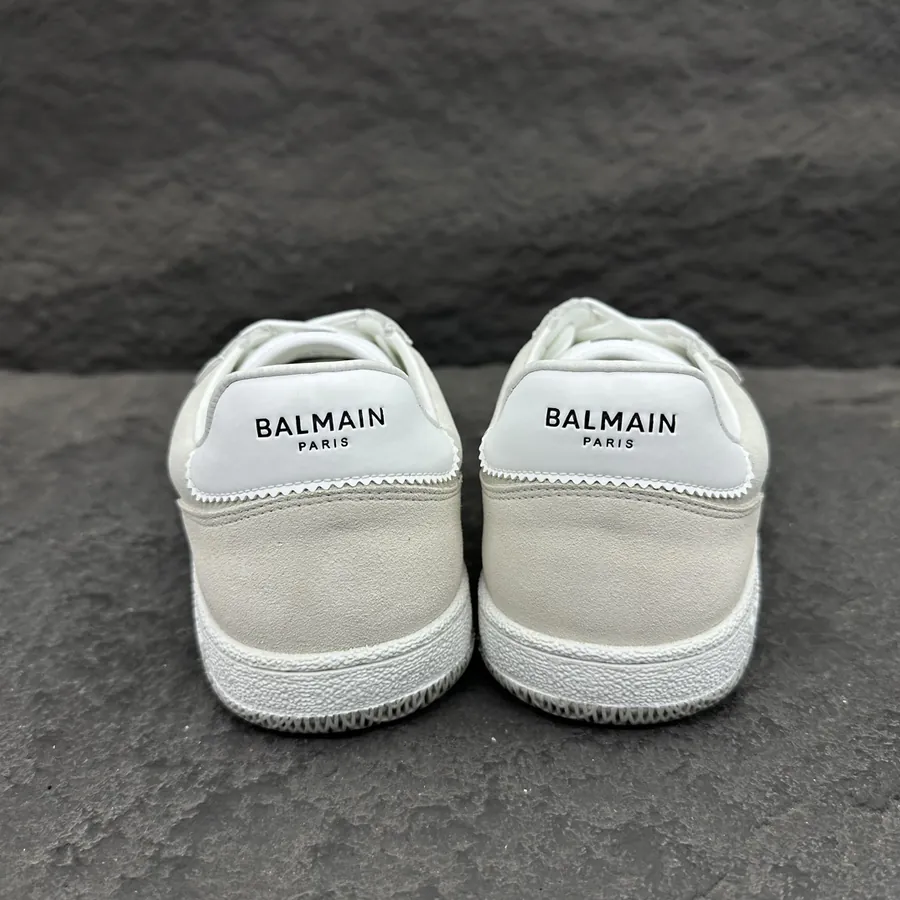 Balmain Swan Leather Sneakers for Men