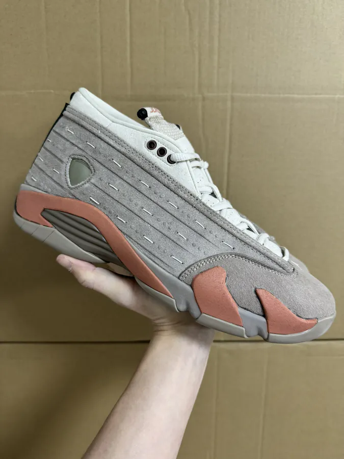 OT x Air 14 Low Sp 'Terracotta' Leather Retro Basketball Shoes