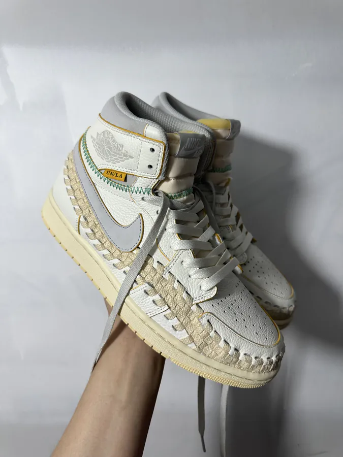 Union x Jordan Air Jordan 1 High in White and Gray