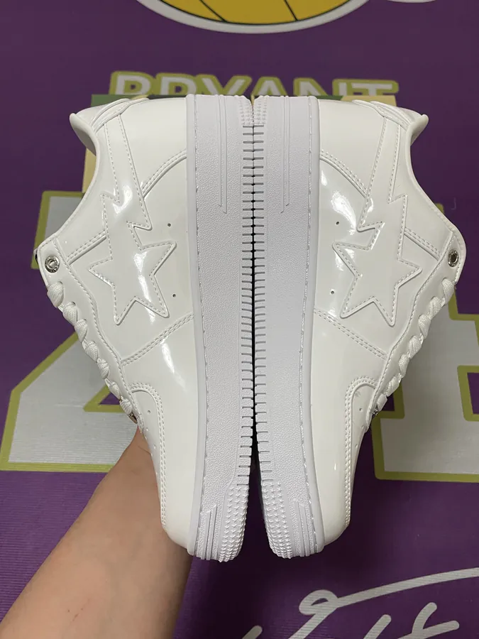 A BATHING APE STA Leather Low Top Sneaker