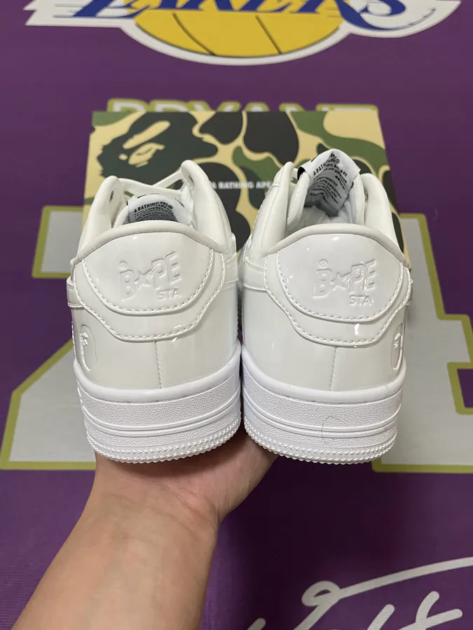 A BATHING APE STA Leather Low Top Sneaker