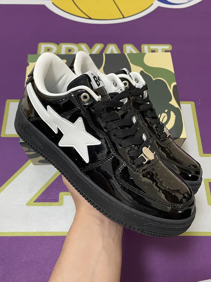 A BATHING APE STA Leather Low Top Sneaker