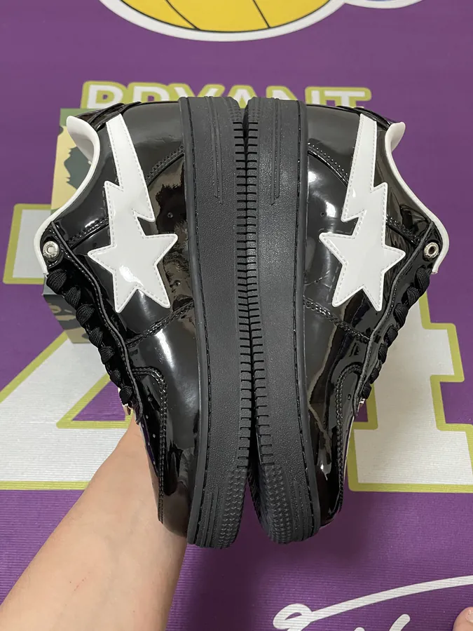 A BATHING APE STA Leather Low Top Sneaker