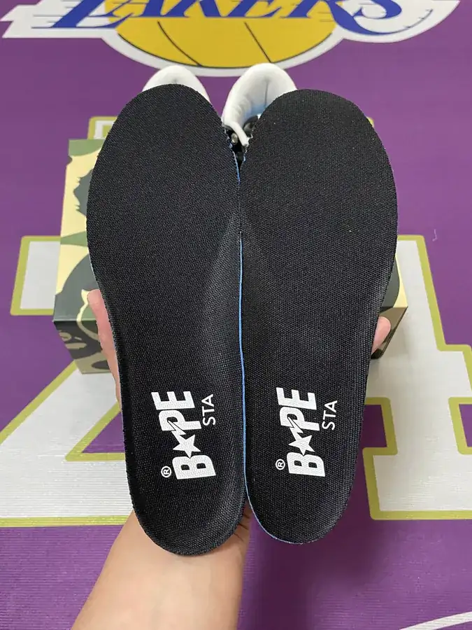 A BATHING APE STA Leather Low Top Sneaker