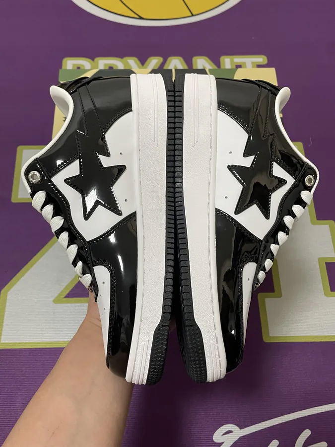 A BATHING APE STA Leather Low Top Sneaker