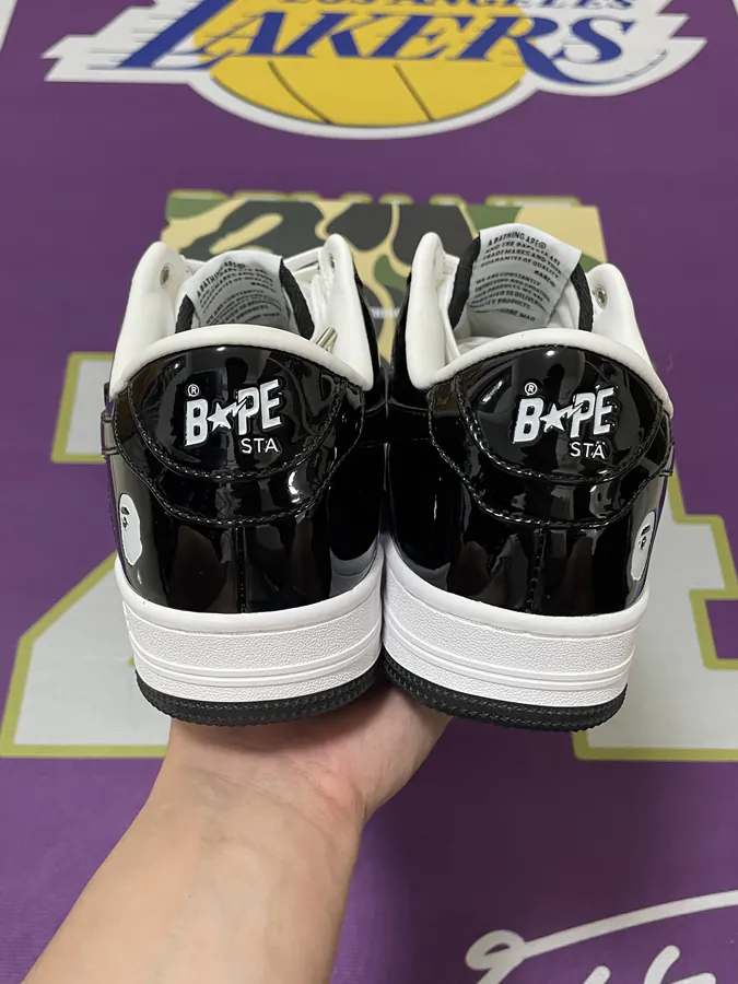 A BATHING APE STA Leather Low Top Sneaker