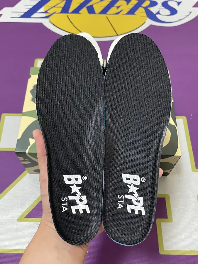 A BATHING APE STA Leather Low Top Sneaker