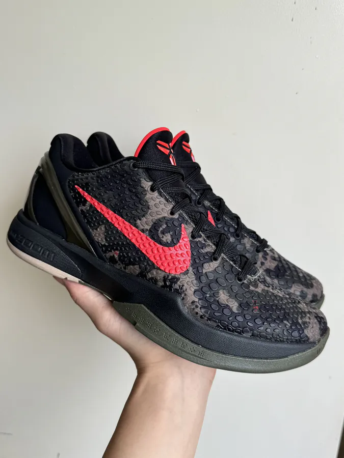 Kobe 6 with Manba Foundation Black Red