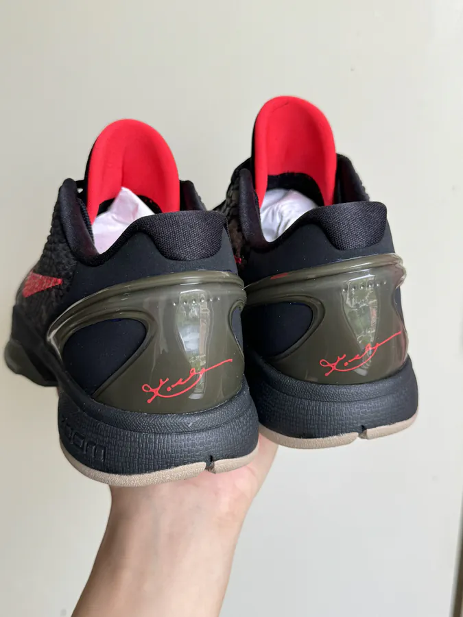 Kobe 6 with Manba Foundation Black Red