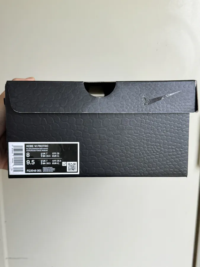 Kobe 6 with Manba Foundation Black Red